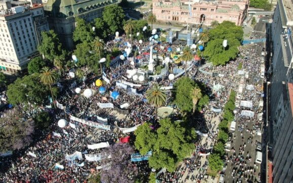 Día de la Militancia: Todas las fotos de la movilización a Plaza de Mayo